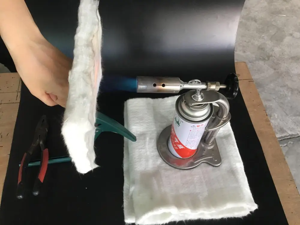 heat insulation thermal ceramic fiber blanket,fiberglass needle punched felt