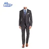 Mens Suit Vested Three Piece Blazer Jacket Dress Vest Plus Pants
