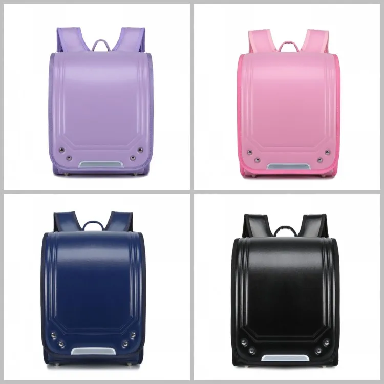 Hot sale waterproof kids backpack blank pu school backpack for girls and boys 