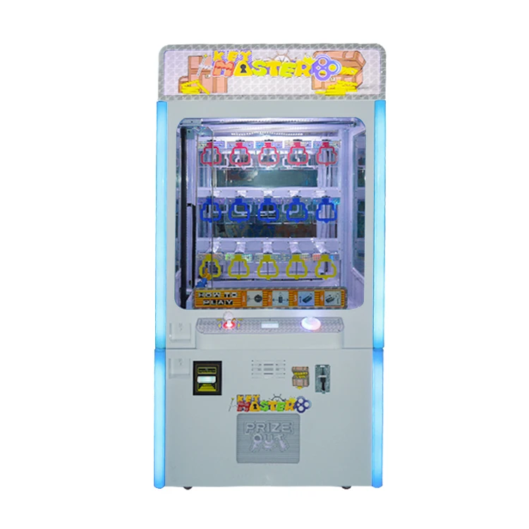 

Key Master Prize Game Machine Big Vending Machine Key Master For Mall, Black and white