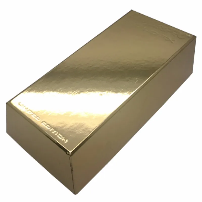 Gold Foil Paper Custom Cardboard Packaging Box With Embossing Logo