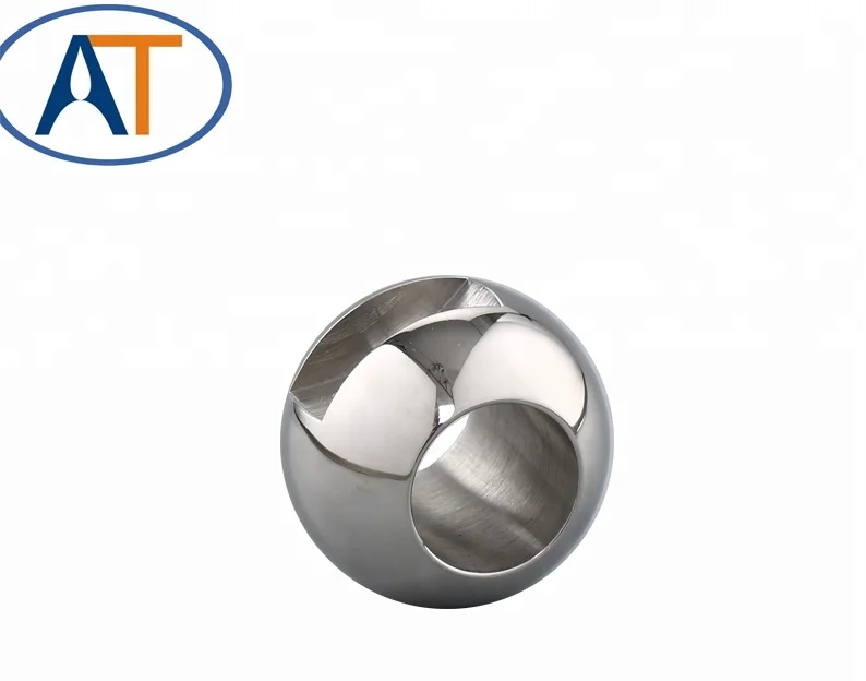 
China supplier explosion-proof hole stainless steel straight through floating valve ball for ball valves 