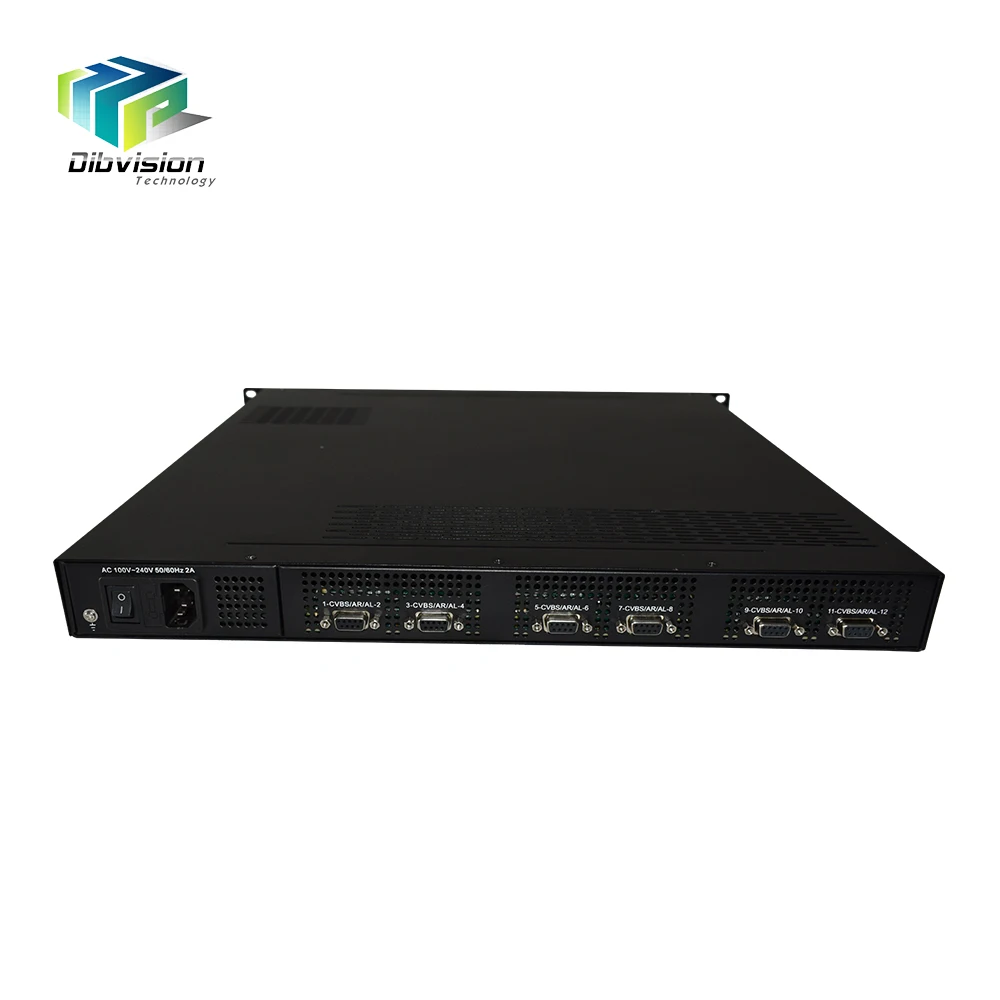 

(MSM620) 24 Channels MPEG-2 SD Analog Video AV To RF IP Cable TV Digital Encoder Modulator