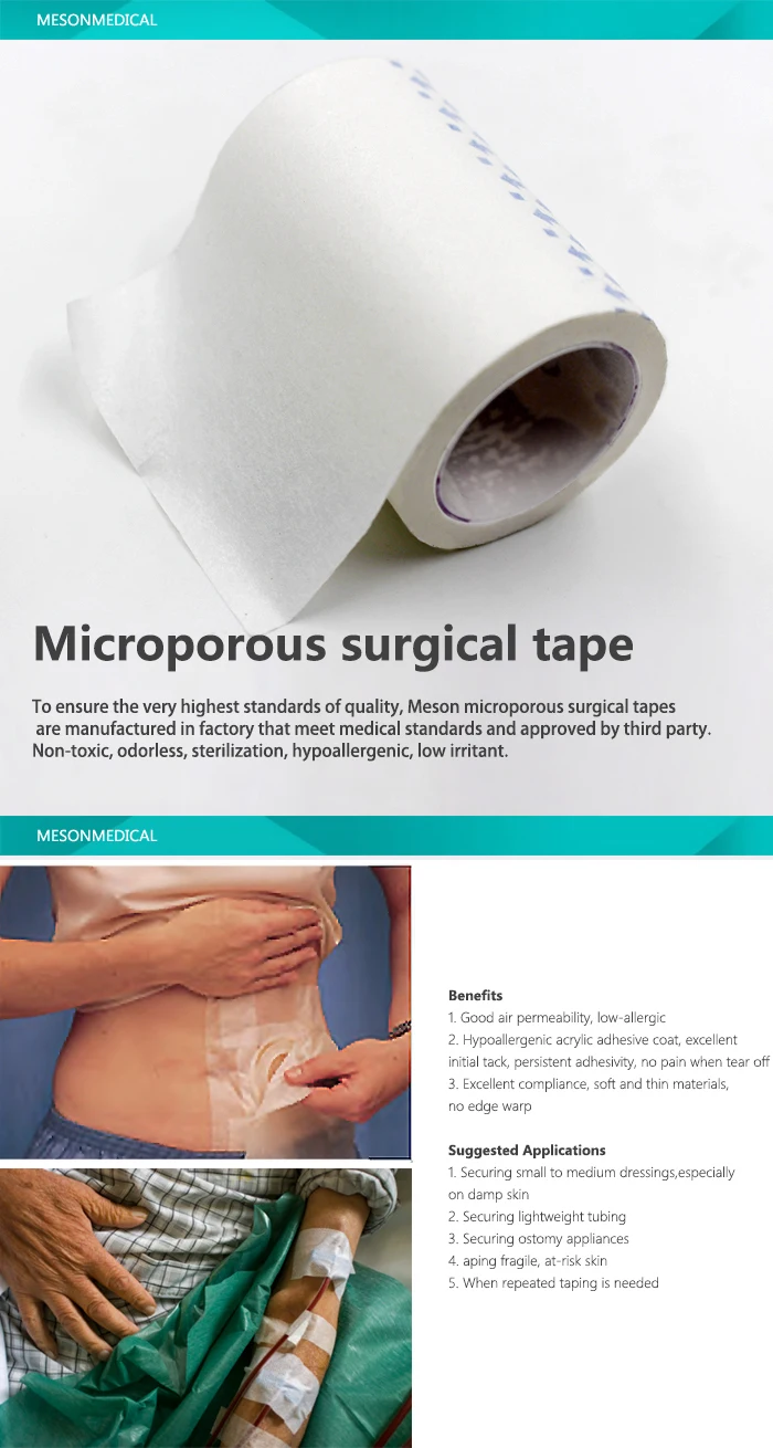 Micropore Medical Adhesive Tape Plaster Surgical Paper Tape 3m Ce Iso