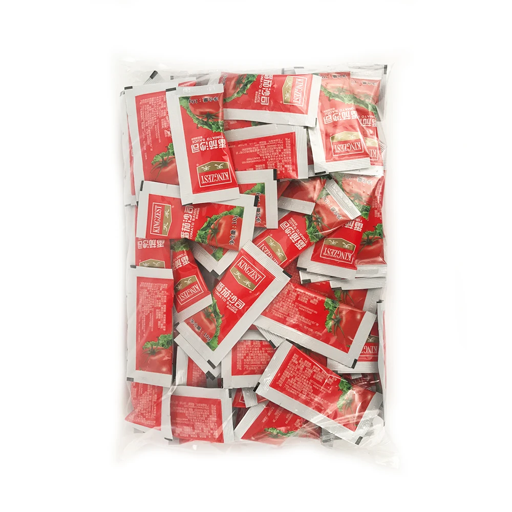 
Fresh Brix 28% Pouches For Ketchup 100% Purity Canned Tomato Paste 
