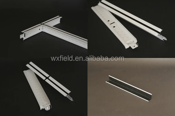 
Ceiling t grid main tee cross tee wall angle 