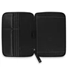 OEM presentation A4 leather zipper attach case folder