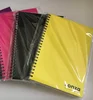 custom printed high quality office note book with wire-o binding