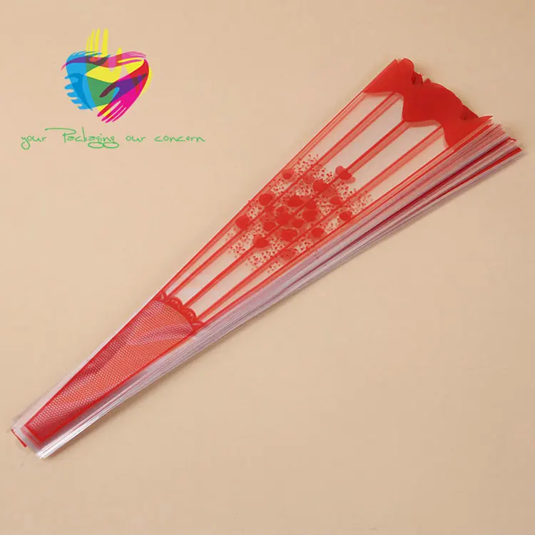 
Yiwu color imprineted color high transparence flower sleeves 