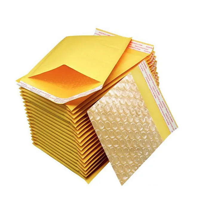 
Factory wholesale Kraft Paper Bubble Envelopes Bags Mailers Padded Shipping Envelope 