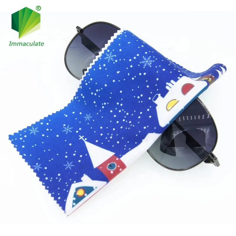 

Microfiber Sunglasses Cleaning Cloth, Color is customized