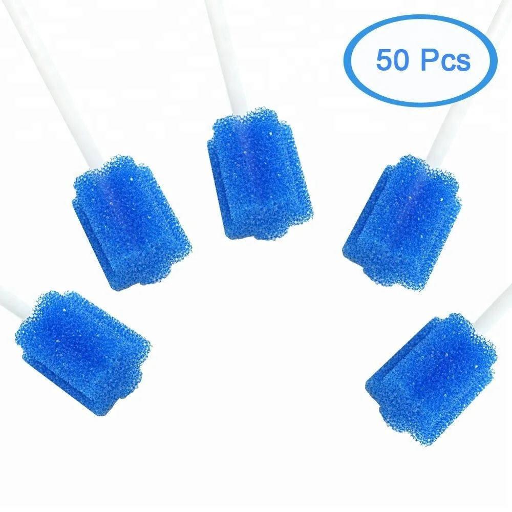 

Munkcare medical High density oral sponge swab Blue oral swabs 50 pcs/box