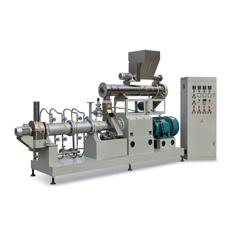 Automatic floating extruder fish food making machine