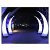 Lighting decoration inflatable led ivory entrance arch /inflatable lighted tusk for christmas