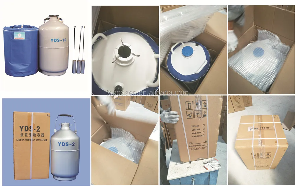 Semen Animal Congelación Tanque De Almacenamiento De Nitrógeno Líquido