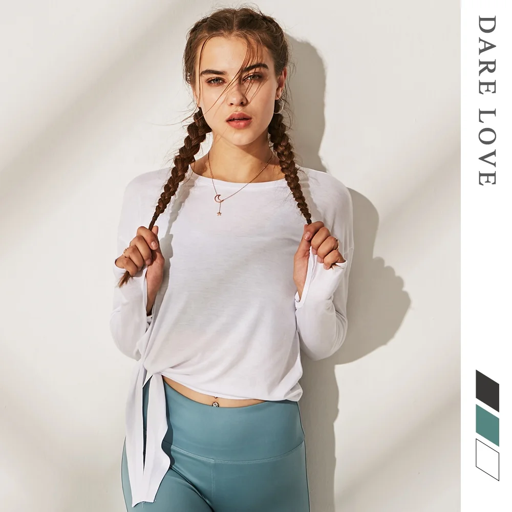 

High quality women casual gym activewear cool fitness clothing yoga top wear