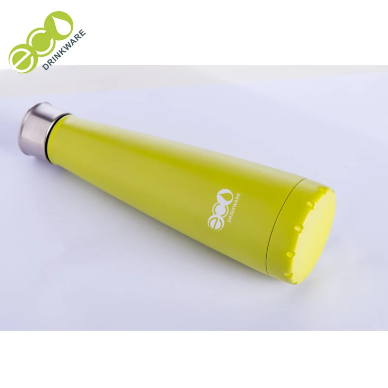 GV011 500ML/17OZ In Stock Double Wall Stainless Steel cola shaped Vacuum Insulated bottle thermos