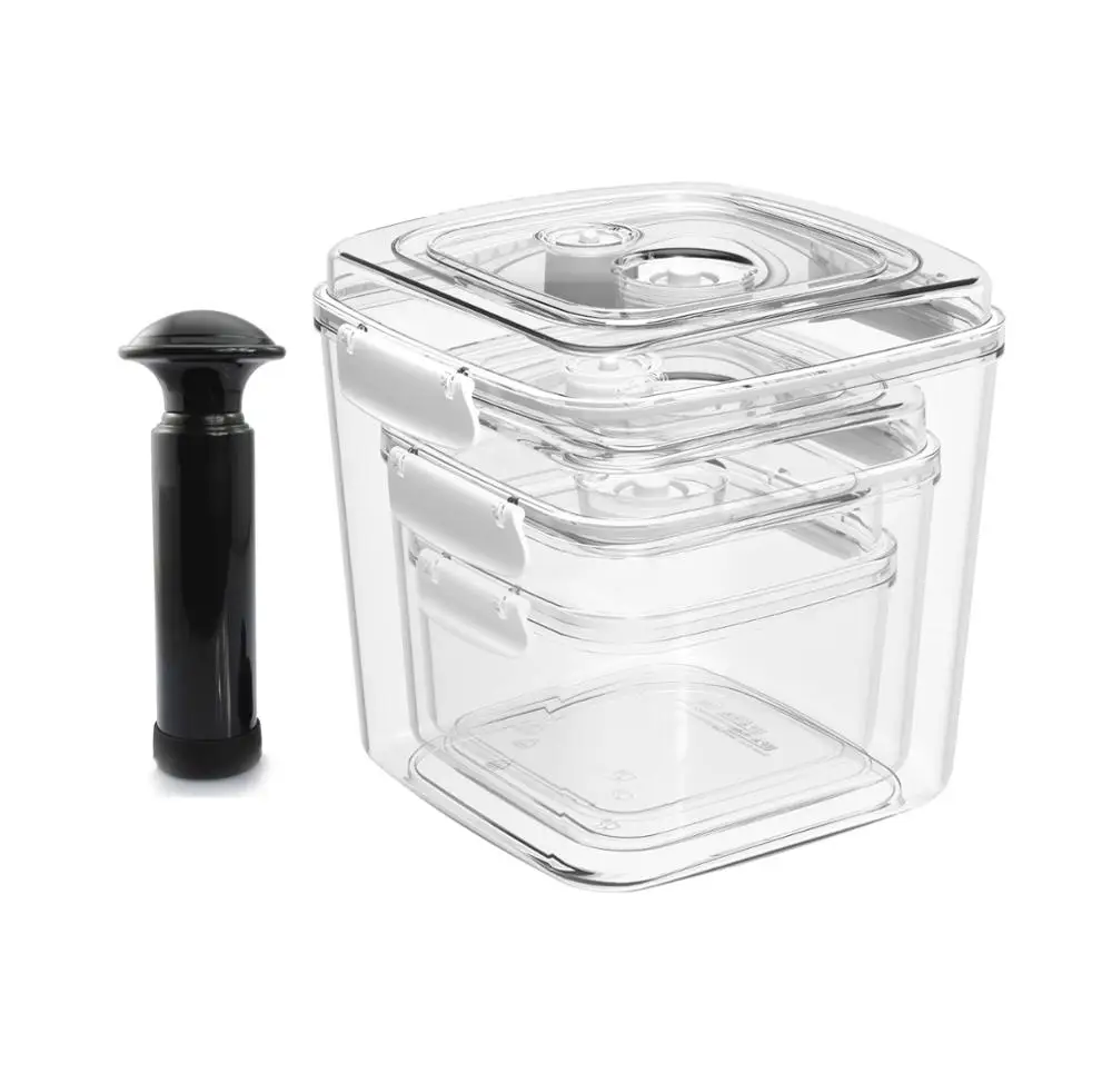Plastic Vacuum Food Container Vacuum Canister Square Buy Vacuum Food
