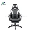Executive Office Massage Footrest Office Gaming Chair with Caster Wheel