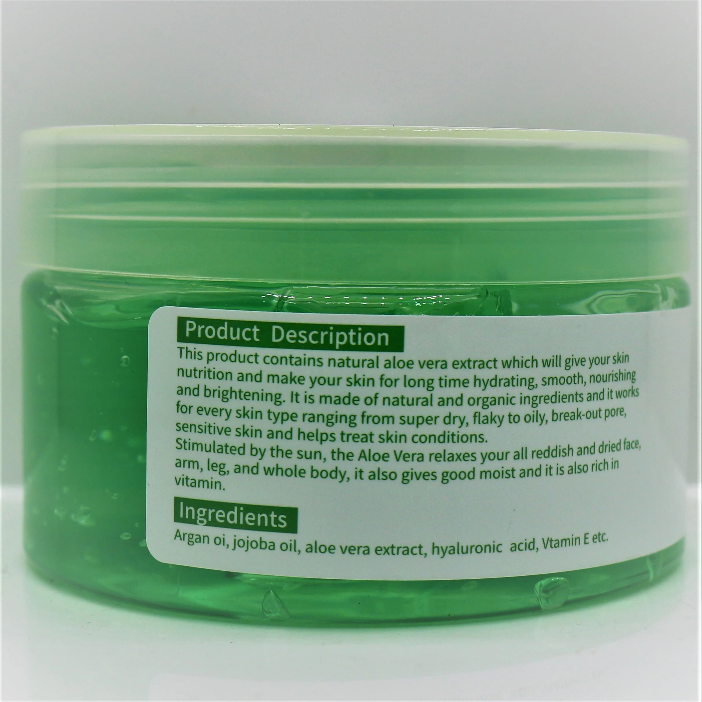 
All Natural Aloe Vera Gel - 100% Pure & Organic Aloe Vera Gel Moisturizer - Hydrates & Heals Dry, Itchy & Damaged Skin & Hair - 
