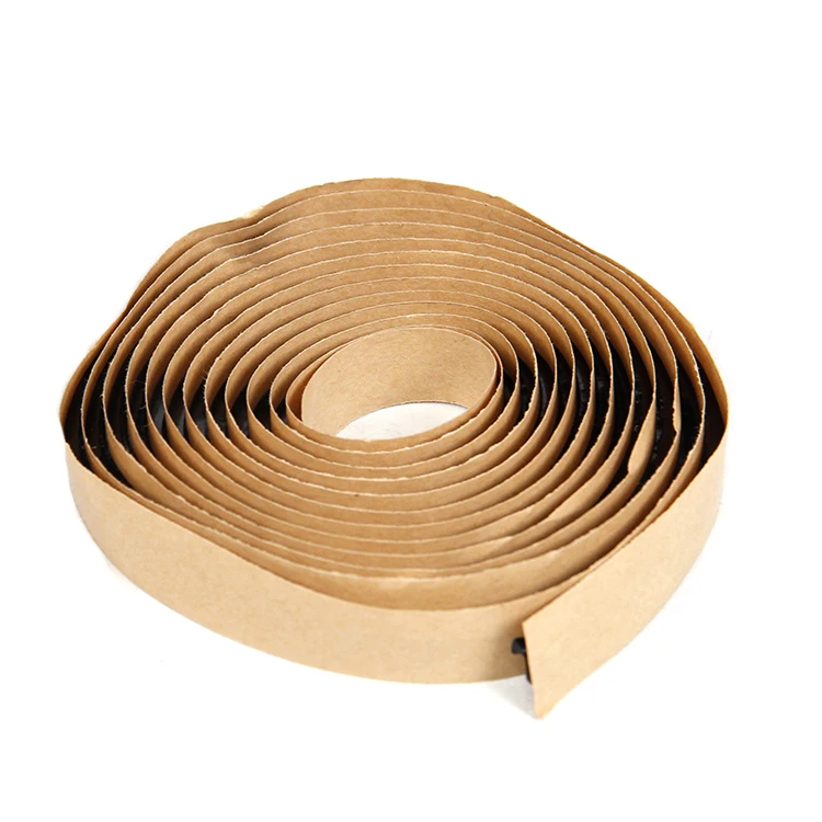 
Factory heat resistance building material black aluminum flashing butyl tape 