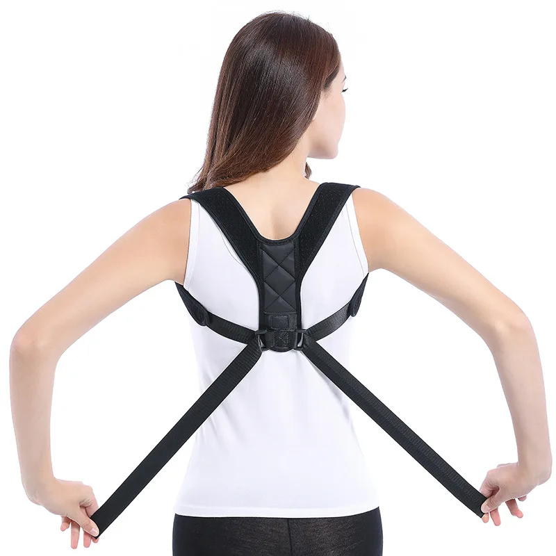 

High Quality lavicle shoulder upper back support unisex, Balck