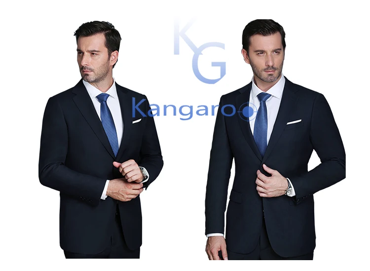 Branded Slim Fit Bespoke Anti Shrink Business Suit For Men .jpg
