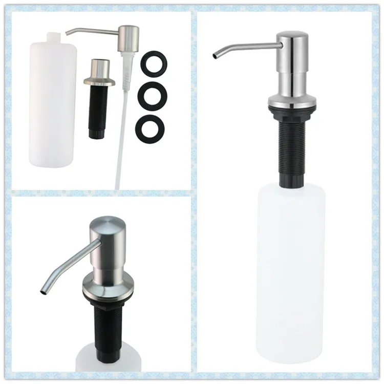 Hotel Kitchen Sinks Stainless Steel Liquid Soap Dispenser Hand ...