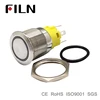 FILN 19mm waterproof 250v led metal push button switch on off psdt pc power with wire range hood switch