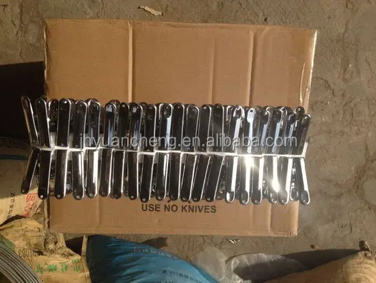 
Customized Metal 304 stainless steel Wire Clothespins Hanging Clothes Pins Clip 