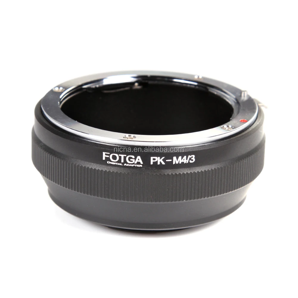 

FOTGA Lens Adapter For Pentax PK K Lens to Panasonic Olympus Micro 4/3 M4/3 GH3/4/5/5s E-PL7/8/9, Black&silver