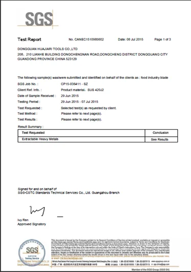 knifes for food grinder