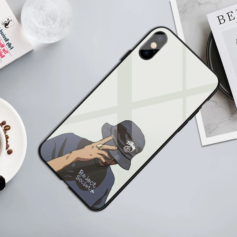 Phone Case Cover Tempered Glass Phone Case Mirror Phone Case For iPhone X XS MAX