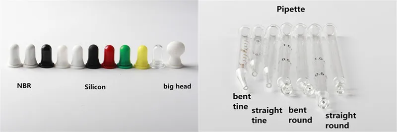 20/410 pink brush Cosmetic Dropper for 10ML Amber Glass Bottle Essential Oil Bottle