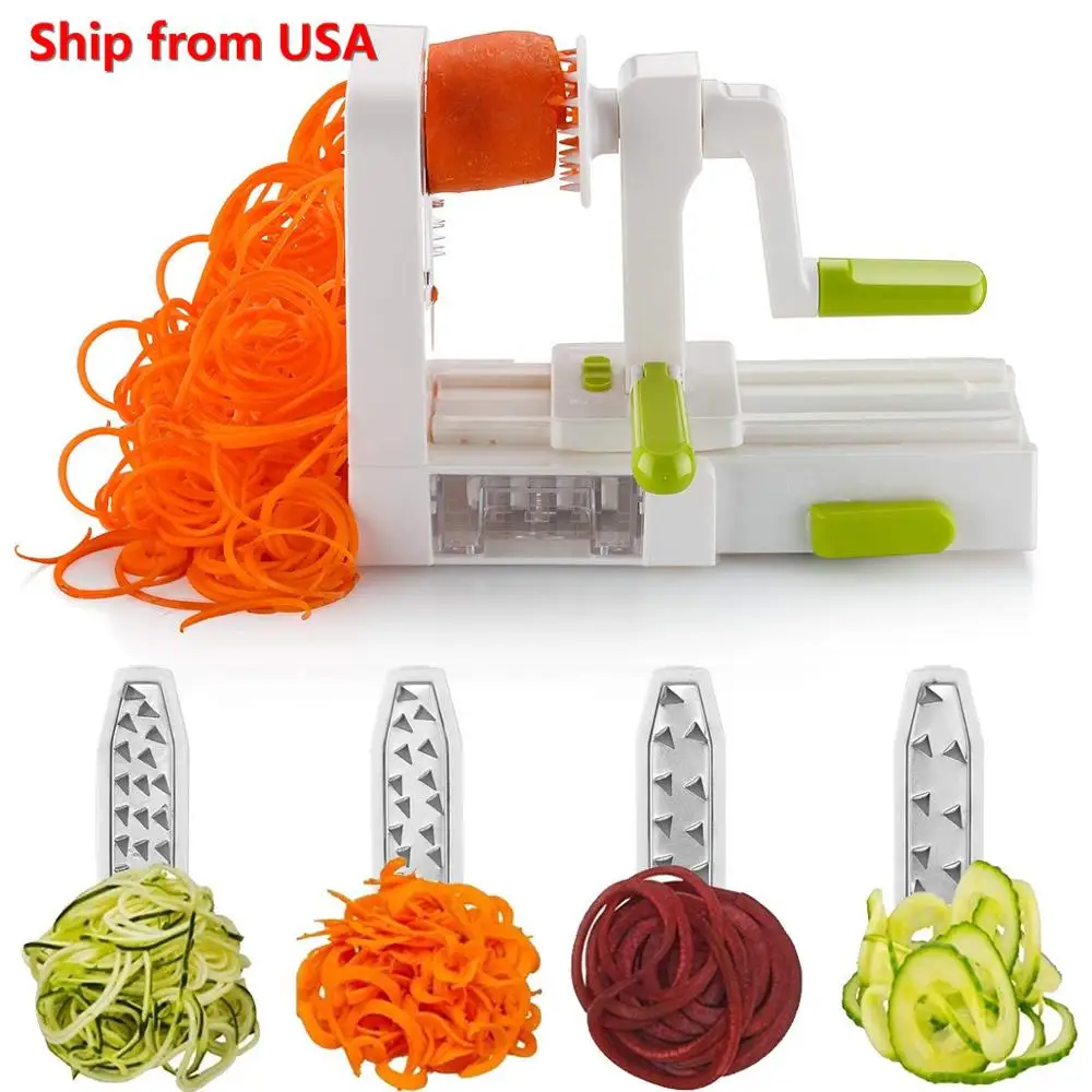 

JASUN Vegetable Slicer Manual Food Chopper4 Cup Handheld Food Processor Food BlenderK73-002