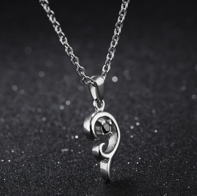 Custom Cheap Silver Color Half Heart 