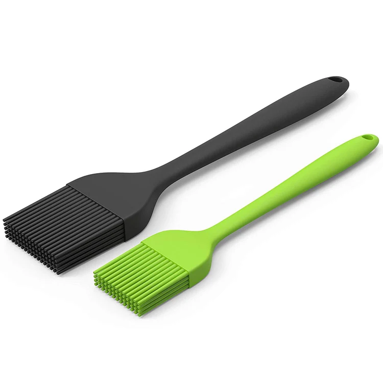 

BPA Free Wholesale 8 inch and 10 inch Pastry Oil Basting Silicone BBQ Brush Set of 2