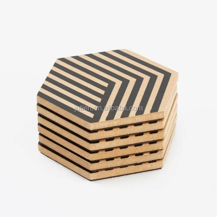 Customized Hexagon/round/square/octagon Any Shape Cork Drink Coaster