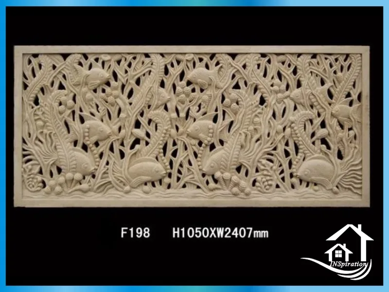 
Hand-made stone relief 