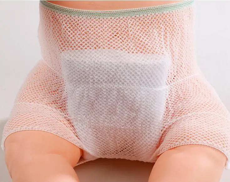 Summer baby super elastic mesh diaper pants Neonatal breathable BuDou urine Baby diapers net pants 5pcs