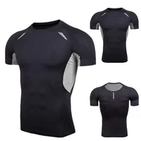 

Polyester Spandex Breathable Mens Fitness wear fitness clothing Sport clothes for Fitness