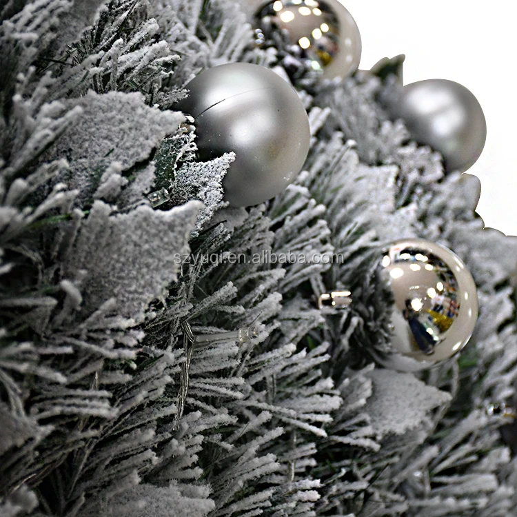 New product ideas 2019 cheap 6ft christmas tree with snow and lights for indoor and outdoor holiday decoration