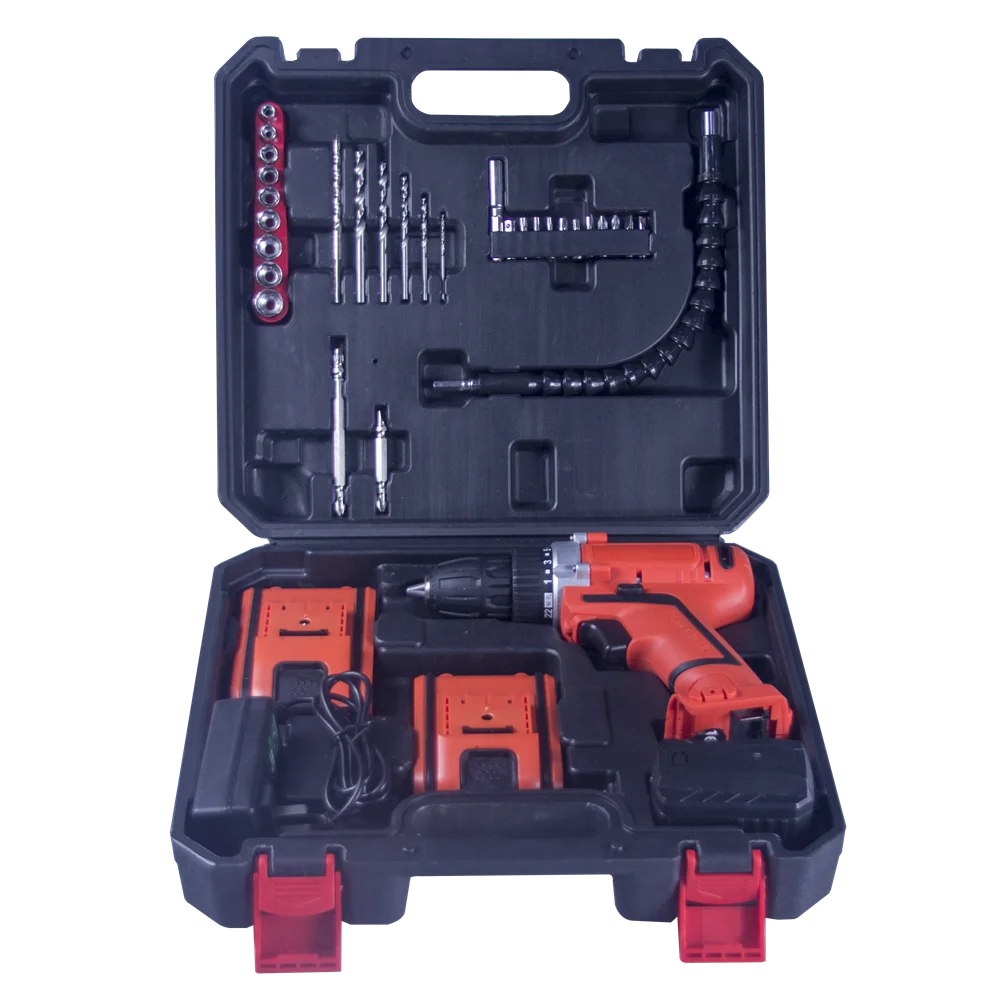 Power Craft Electric Cordless Hand Drill With Lithium Battery 25v For