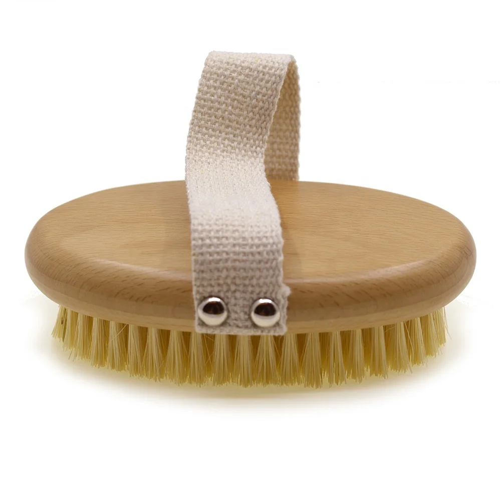 

OEM Amphibious Wooden Bath Dry Body Wash Back SPA Brush