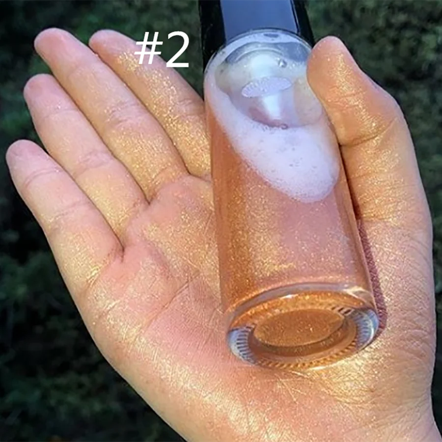 
Glitter Gold Shimmer Spray Liquid Highlighter Face Spray Private Label Body Shimmer Spray 