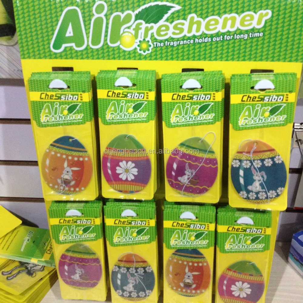 Hanging Paper Air Freshener Multiple Scent Air Freshener Paper Card