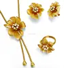 2014 Fashion Jewelry Set/ Necklace set/ Earrings/ Gold Ring