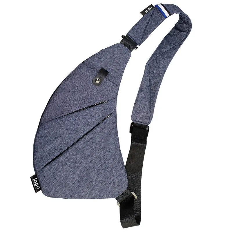 Wholesale Custom Gray Chest Sling Rfid Backpack Crossbody Bag Men - Buy Crossbody Bag Men,Chest ...