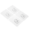 Strong adhesive anti slip washable and movable magic wall hook sizes 6*8 cm