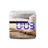 LED digital mirror snooze night light clock